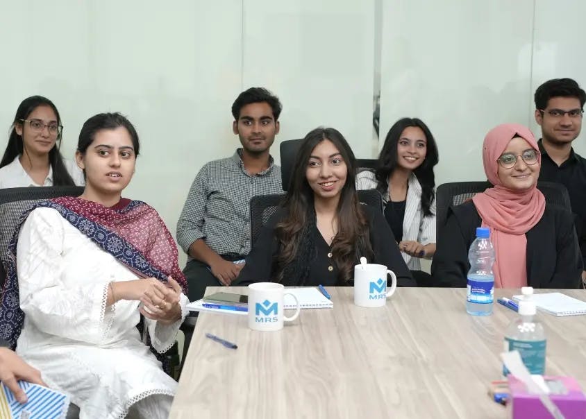 Interns attending a knowledge session in conference room - MRS Summers Internship Program | MRS Technologies Pakistan