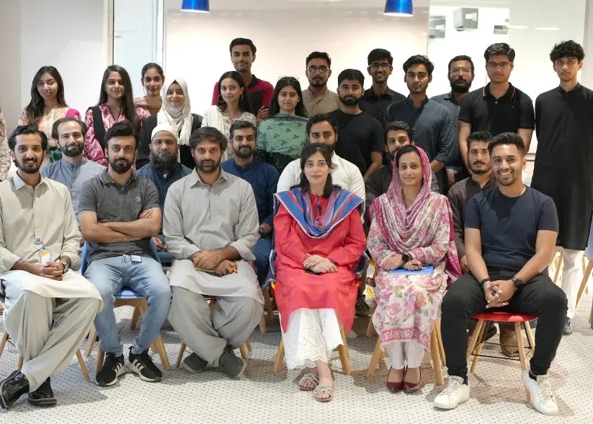 A group photo of Mentors and Interns - MRS Summers Internship Program | MRS Technologies Pakistan