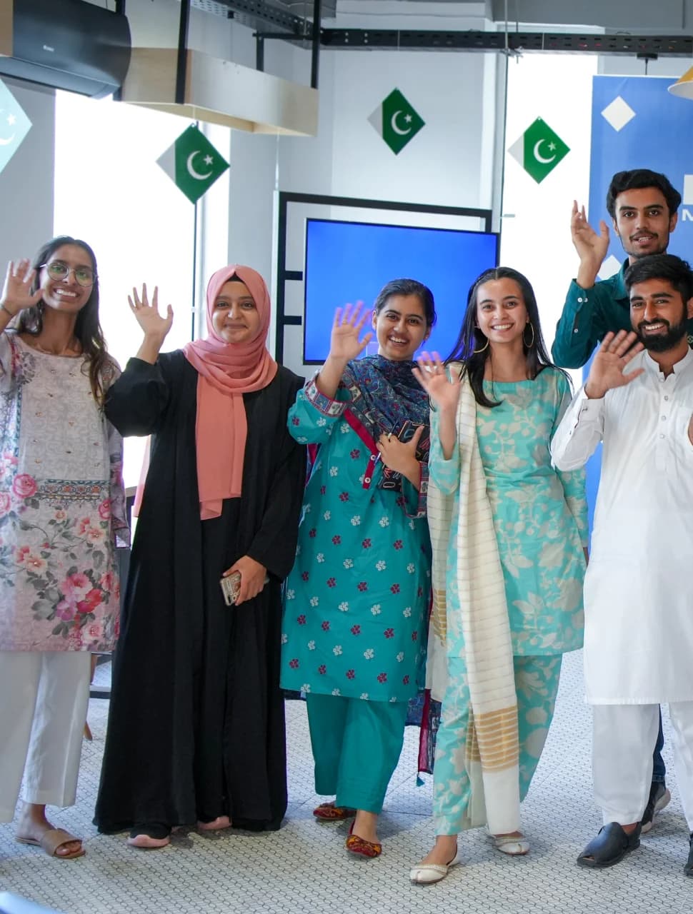 Intern asking question during knowledge session - MRS Summers Internship Program | MRS Technologies Pakistan