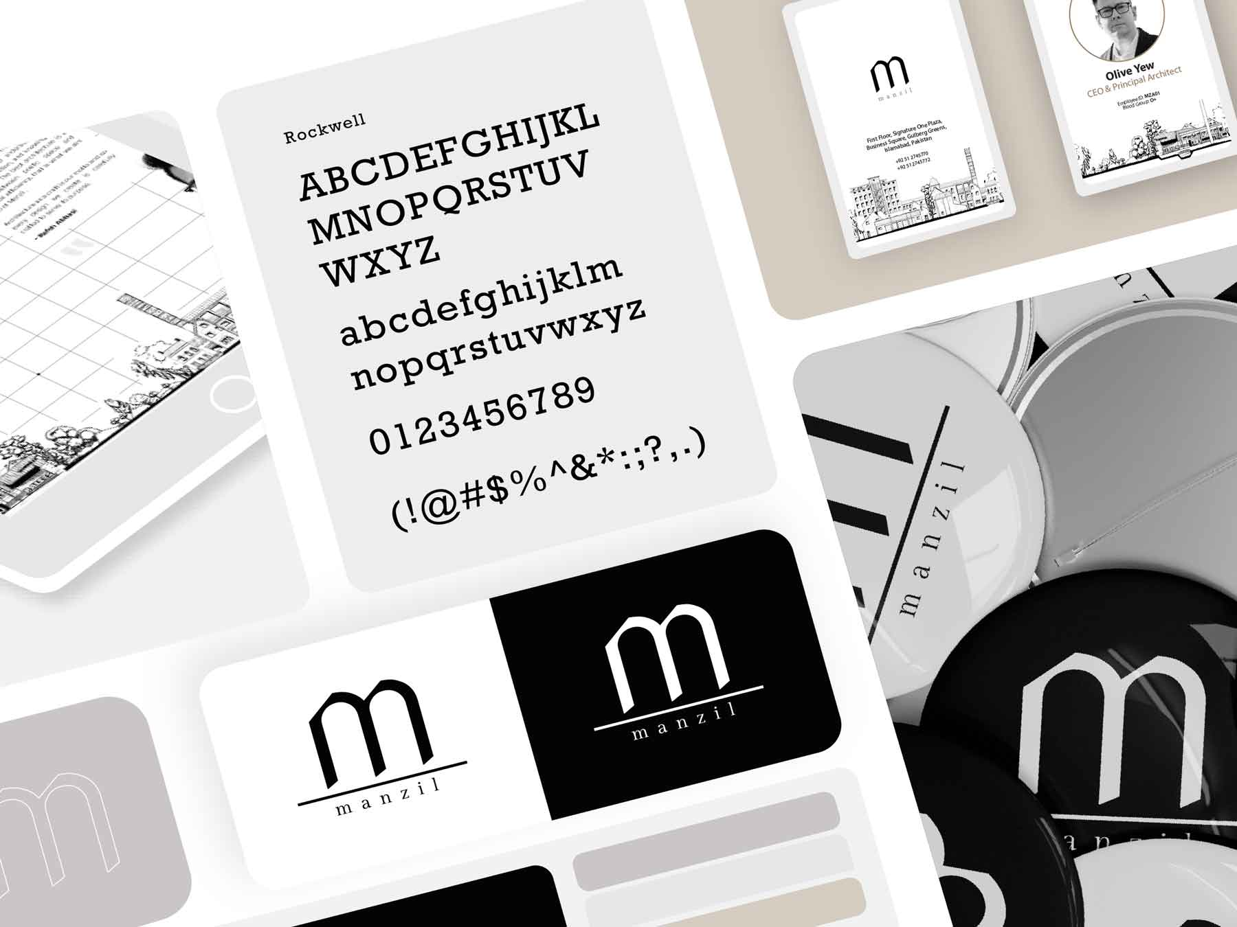 Manzil studio Branding | MRS Technologies